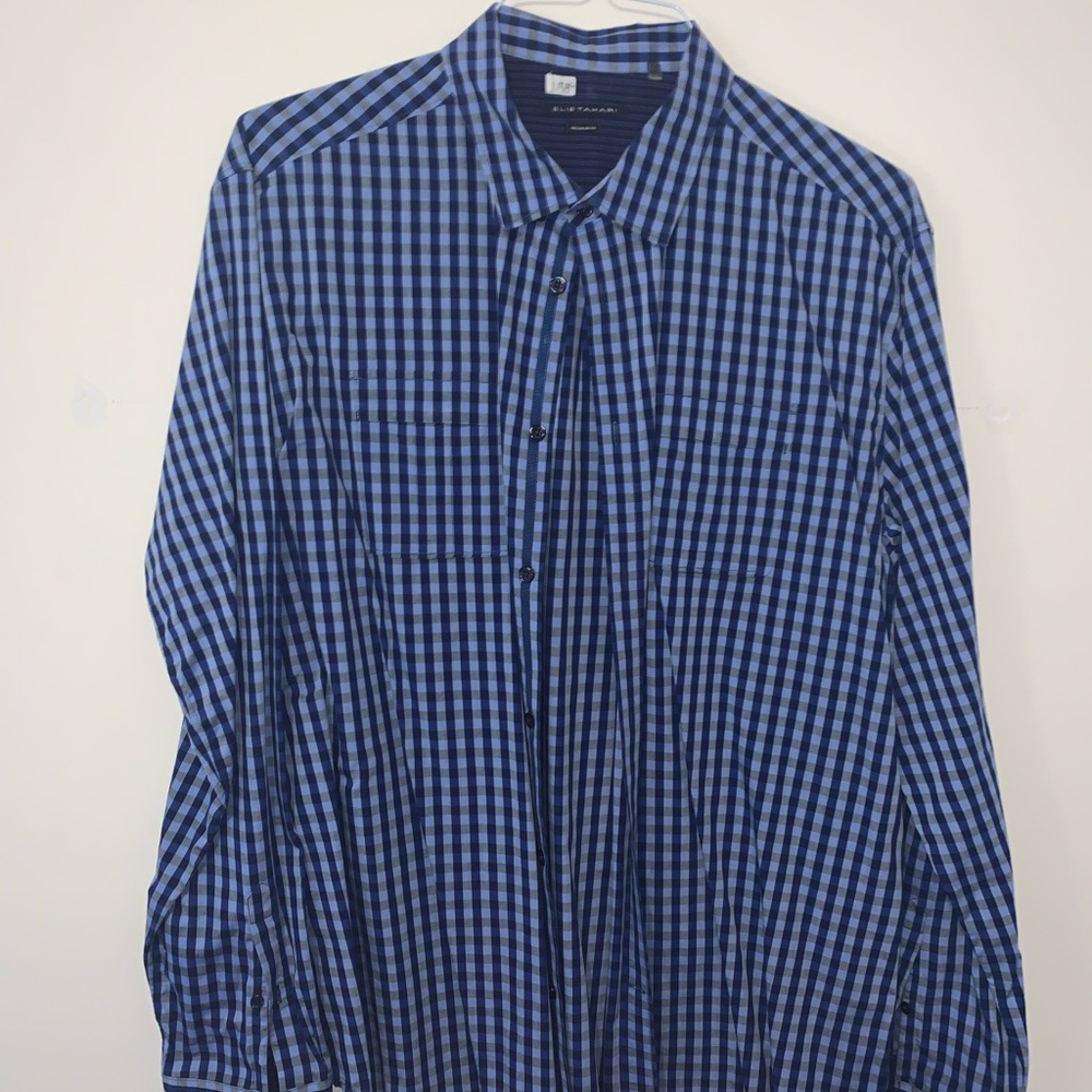 Elie Tahari Dress Shirt, Large